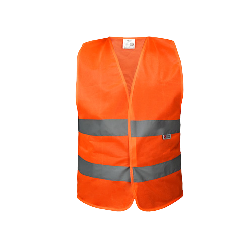 Ecovest 2 line reflective safety vest orange
